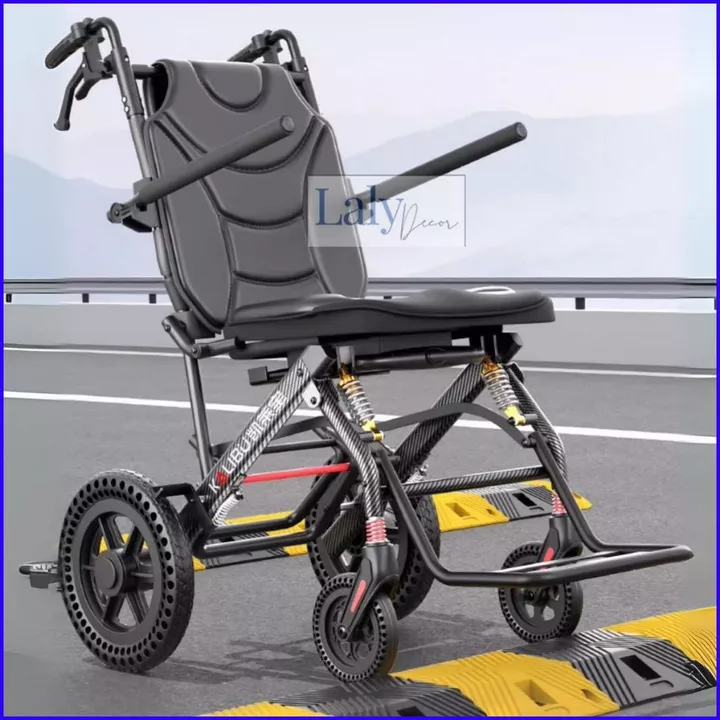 Xe lăn người cao tuổi gấp gọn xách tay đi máy bay, xe lăn du lịch, xe lăn Kalibu, xe đẩy người già, người bệnh ldx6