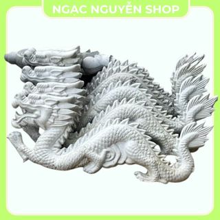 Khuôn Rồng Chầu Mặt Nguyệt Loại 85Cm Cao 35Cm Chất Liệu Nhựa Abs