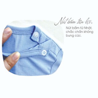 BST dài tay cài vai in hình đáng yêu cho bé Mẹ & Con+ vải petit mềm mịn từ 6 tháng đến 7 tuổi