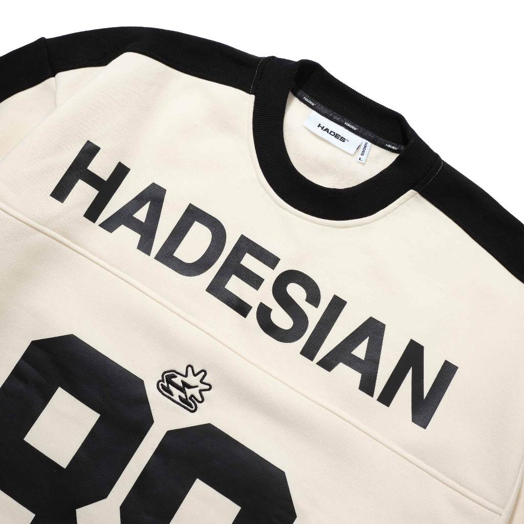 Ảnh HADES Block Sweater - HADES Brand Chính hãng Áo dài tay vải nỉ unisex 3