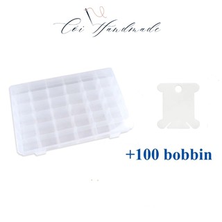 Hộp Đựng Chỉ Thêu 36 Ngăn, Hộp Đựng Phụ Kiện Handmade