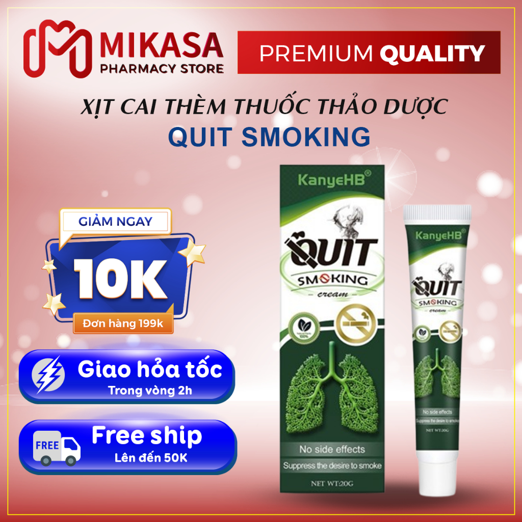 Kem Bôi Cai Thuốc KANYEHB QUIT SMOKING CREAM, Gel KANYEHB Thảo Dược Hỗ ...