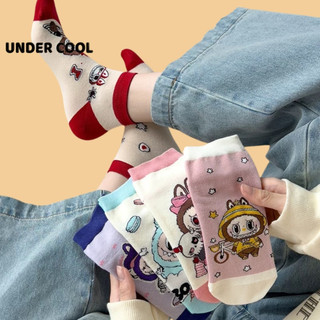 Set 5 Đôi Tất Vớ Cotton trẻ em UNDERCOOL dễ thương dành cho bé trai, bé gái Unisex Mềm mại thoáng khí TC56