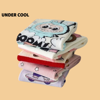 Set 5 Đôi Tất Vớ Cotton trẻ em UNDERCOOL dễ thương dành cho bé trai, bé gái Unisex Mềm mại thoáng khí TC56