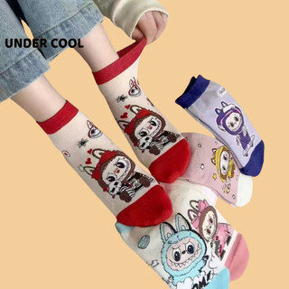 Set 5 Đôi Tất Vớ Cotton trẻ em UNDERCOOL dễ thương dành cho bé trai, bé gái Unisex Mềm mại thoáng khí TC56