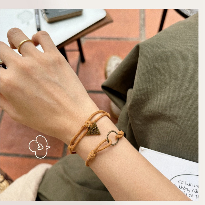 Vòng tay Kudo - Vòng nút thắt khoen đồng handmade