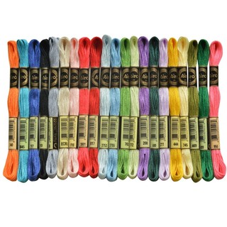 Set 10 Tép Chỉ Thêu Airo Chính Hãng Full 482 Màu, Chọn Màu Theo Mã Chỉ