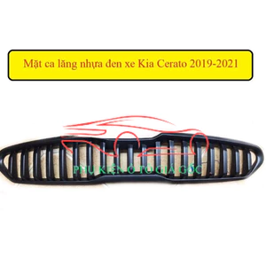 Ốp mặt ca lăng xe Kia Cerato 2019-2022 Nhựa Đen cao cấp