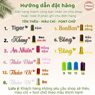 <Tổng hợp> Yếm xô THÊU TÊN bé giữ ấm cổ cho bé sơ sinh đến 2 tuổi, yếm 6 lớp chất liệu cotton an toàn