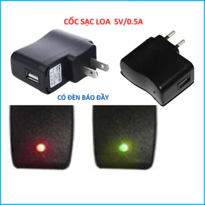 Cóc sạc có đèn báo khi sạc đầy