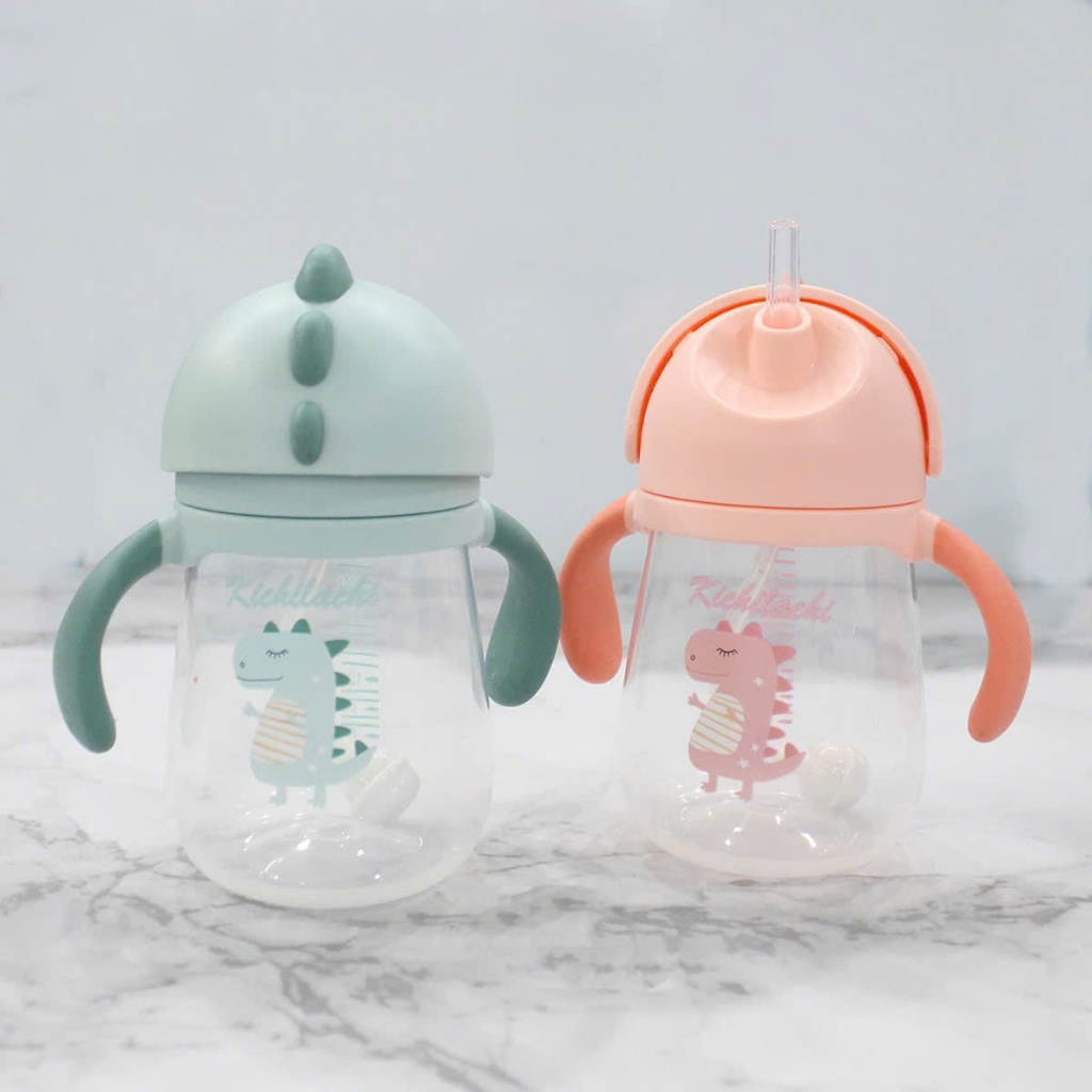 Bình nước / Bình uống nước nhựa PP chống sặc Kichilachi 220ml/ 240ml/ 300ml - hanzomart