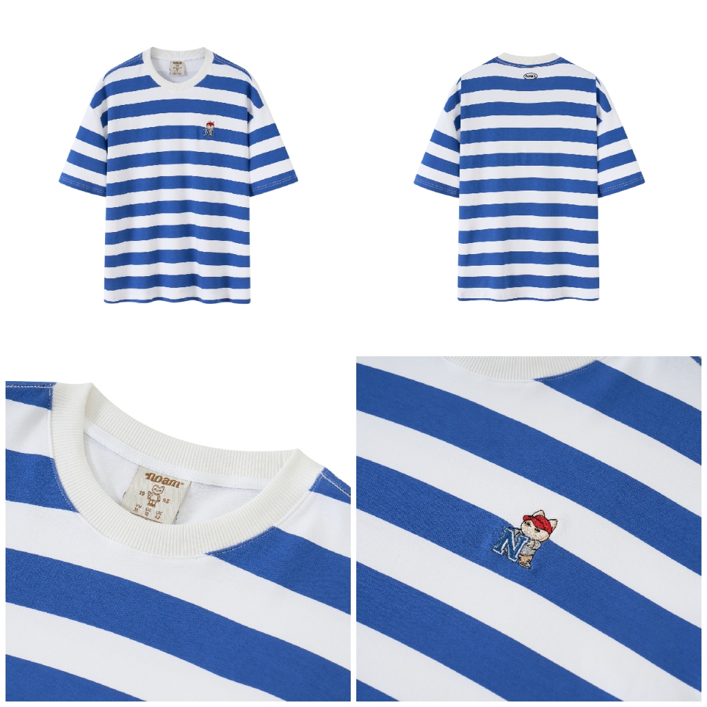 Ảnh Áo thun Form rộng NOAM Juicy N 100% Cotton 280GSM - Màu Xanh/ Tím/ Nâu 2