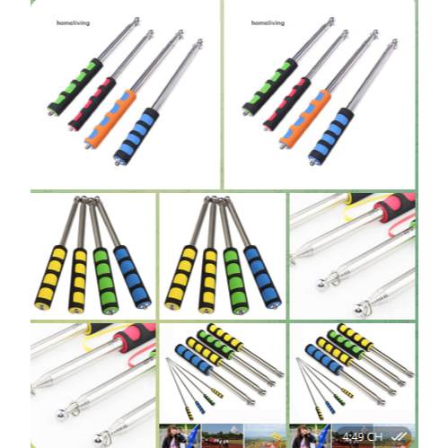 Cán cờ dẫn tour, cán cờ cầm tay du lịch inox chiều dài 1m2, 1m6, 2m tay ...
