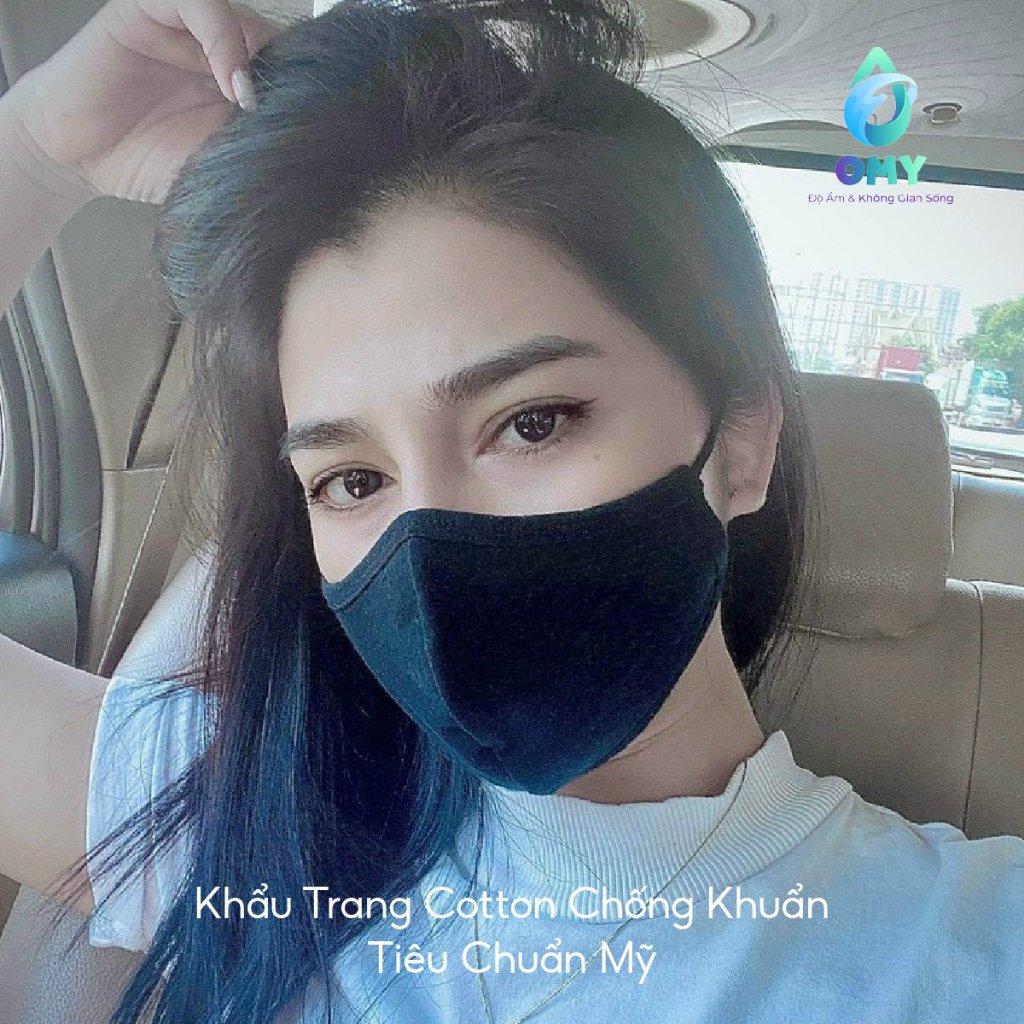 Khẩu trang vải kháng khuẩn tiêu chuẩn USA chống tia UV tái sử dụng quai đeo điều chỉnh khuôn mặt