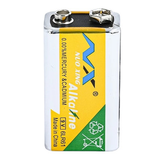 Pin Vuông 9V Alkaline NUOXING LR61 – Pin 9V Cho Micro, Đồng Hồ, Thiết Bị Báo Khói