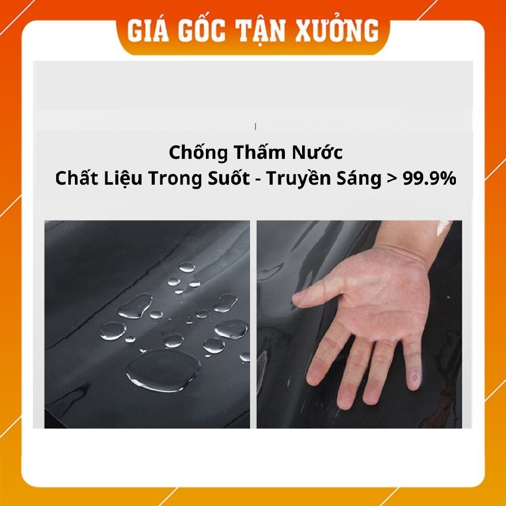 [Kích Thước Vừa Và Nhỏ] Bạt Nhựa Trong Suốt May Sẵn PVC Chống Thấm Che Mưa, Nắng, Chắn Gió Điều Hoà, Rèm Trong Suốt