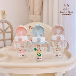 Bình Uống Nước Bar-Rot 240ml Nắp Bật One Touch Full Phụ Kiện Chất Liệu Tritan An Toàn Cho Bé