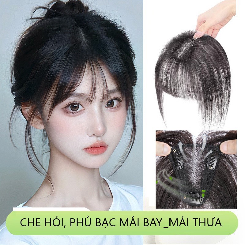 Tóc Giả IAN, Tóc Giả Che hói, Phủ Bạc Lưới Tàng Hình Mái Bay, Mái Thưa Cao Cấp