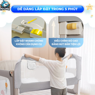 Thanh Chắn Giường PAKEY Chính Hãng, Chặn giường An Toàn Cho Bé Nâng Hạ Tiện Lợi - SB2