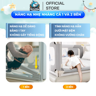 Thanh Chắn Giường PAKEY Chính Hãng, Chặn giường An Toàn Cho Bé Nâng Hạ Tiện Lợi - SB2