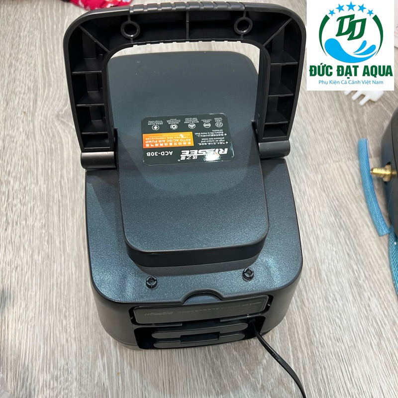 Máy sục khí tích điện hồ cá koi Rissee ACD-30B – 80B công xuất lớn  bảo hành 06 tháng thiết kế đẹp sang trọng 5