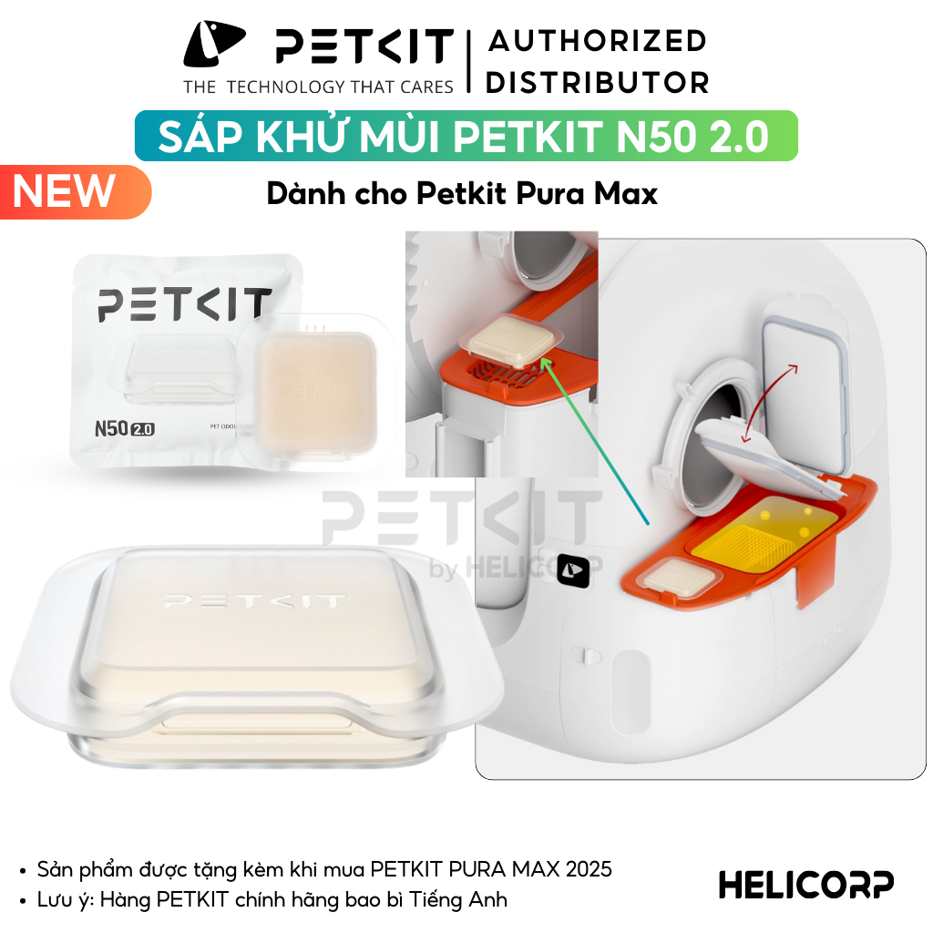 Ảnh Sáp khử mùi PETKIT N50 2.0 dùng cho các loại máy dọn phân mèo PETKIT 2