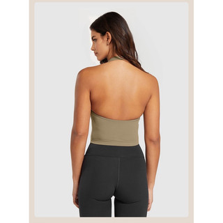 Áo Thể Thao Gym, Yoga Nữ Thiết Kế Cổ Yếm Chất Poly Cao Cấp Nâng Đỡ Vòng 1 Tốt, Co Giãn 4 Chiều, Thấm Hút Nhanh (mã ao01)