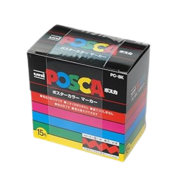 【Direct from Japan] Mitsubishi Pencil Posca waterbased pen, bold