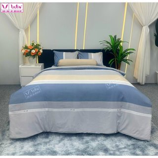 (Độc Quyền)Bộ Chăn Drap Lụa Tencel  Mát Lạnh Thiên Nhiên Chăn 2m2x2m Sợi Microfiber LS LAVISH SILK