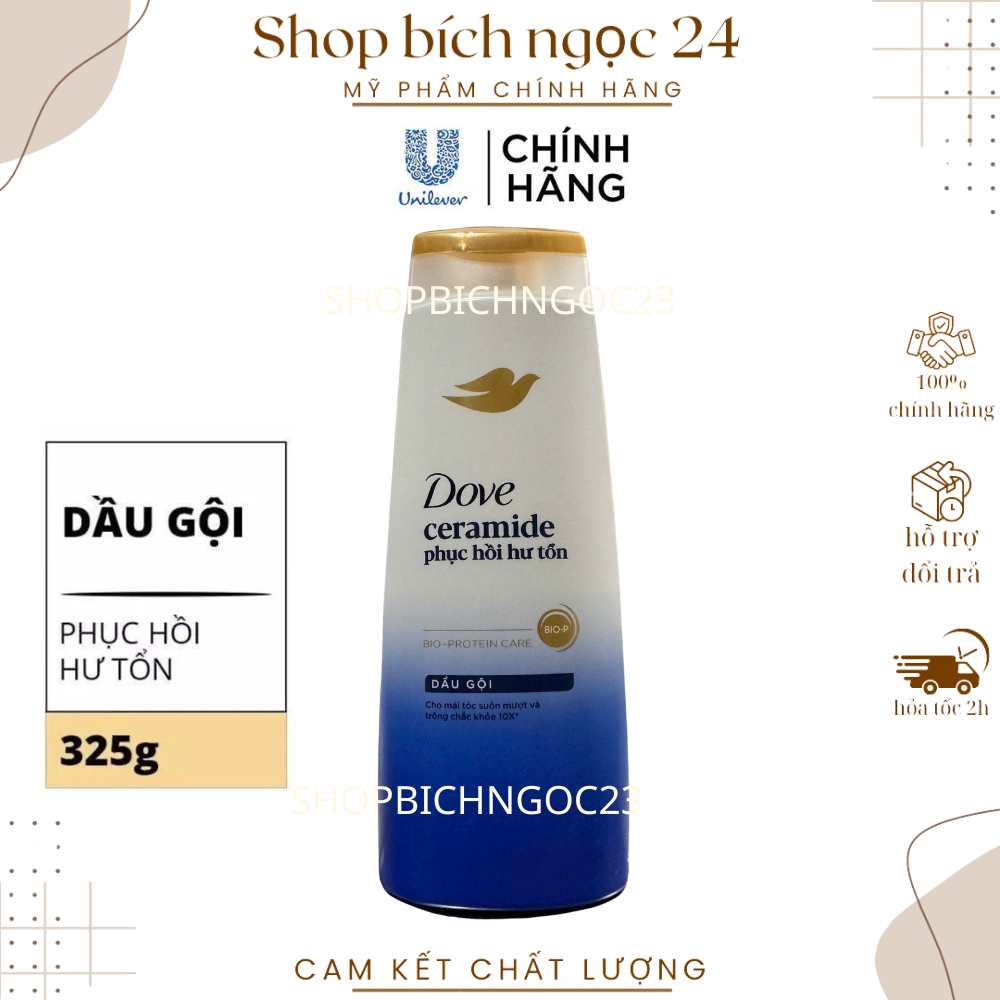 Dầu Gội , Dầu Xả Giúp Phục Hồi Tóc Hư Tổn Dove 170g - 350g