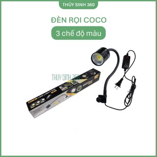 Đèn Rọi COCO SD - 3 Chế Độ Màu - Cho Hồ Cá Cảnh Thủy Sinh Biotop, Bán Cạn, Tiểu Cảnh