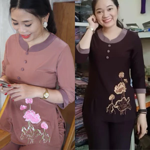 Thun Phối # Quần Áo Nữ Đi Chùa