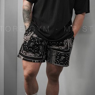 Quần Short Thể Thao Nam Form Rộng Họa Tiết Thổ Cẩm Local Brand 2025
