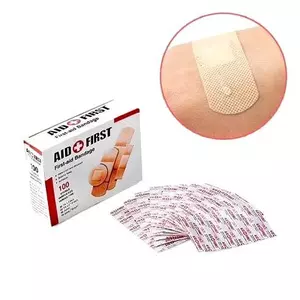 Hộp 100 miếng băng keo cá nhân Aid First 4 kích thước - băng dán y tế cá nhân che vết thương