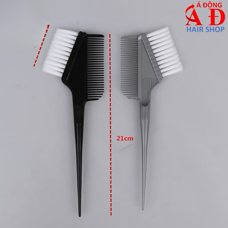 Cọ quét thuốc nhuộm tóc cao cấp lông mịn kèm lược AH1