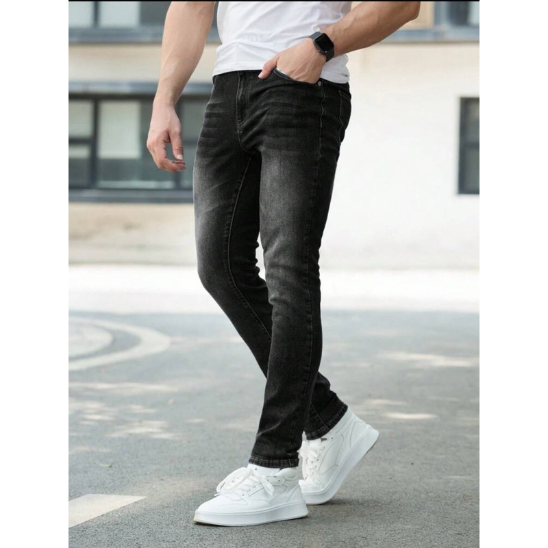Quần jean bigsize nam từ 80kg đến 140kg vải co giãn form ôm gọn dáng.