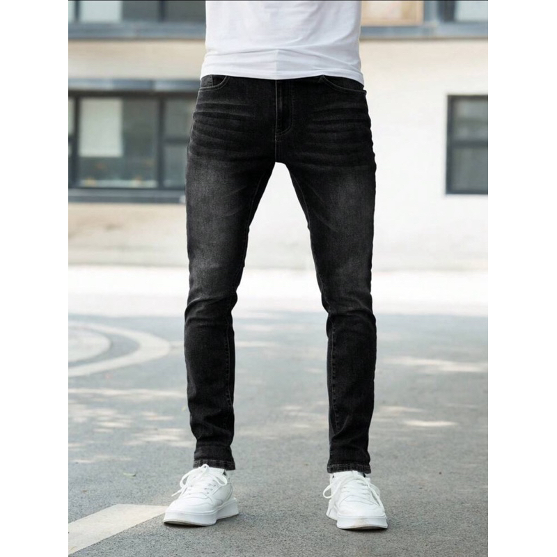 Quần jean bigsize nam từ 80kg đến 140kg vải co giãn form ôm gọn dáng.