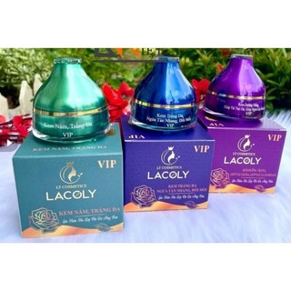 Kem Mặt Lacoly 10g Víp Có 3 công dụng cho khách lựa chọ .Kmai khi mua 3 Lọ Tặng 1 sữa rửa mặt 60ml