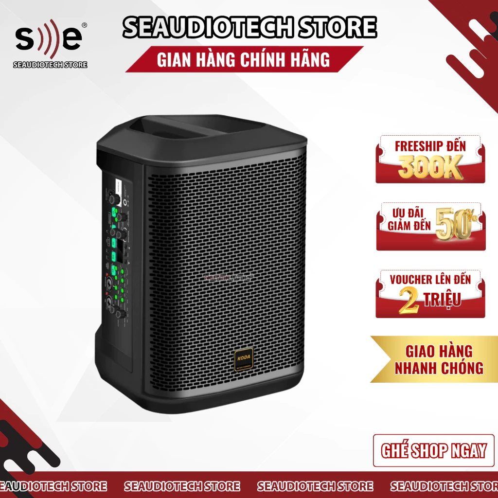 Loa KODA LUXURY 8PRO 💥 HÀNG CAO CẤP 💥 Loa Karaoke Peak 800W, Pin 6 Tiếng Có Hỗ Trợ Bluetooth và DPS
