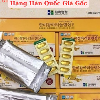 [DATE 2027] Tinh Dầu Hoa Anh Thảo Hanmi Gamma Linolenic Acid Hàn Quốc Cân Bằng Nội Tiết Tố [HỘP 180 VIÊN]