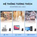 Máy quét mã vạch công nghệ KAW Công Nghệ Mới, đa năng, tiện lợi, quét tất cả các loại mã siêu nhanh bh 12 tháng — ảnh 4