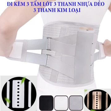 Đai lưng hỗ trợ điều trị cột sống lưng thoát vị, thoái hóa cao cấp - Đai lưng cột sống thoát vị đĩa đệm giảm đau lưng