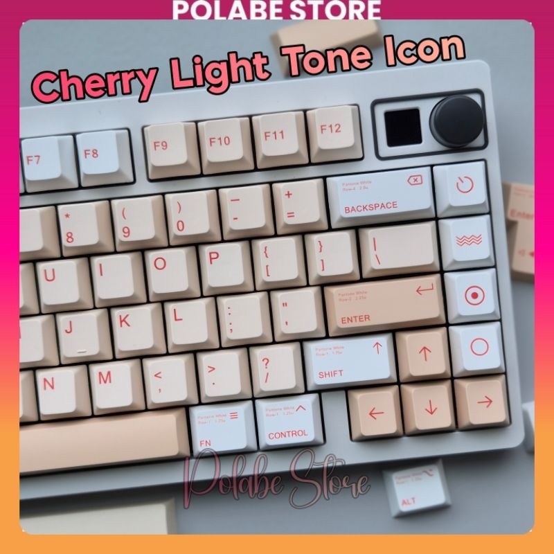 Keycap Light Tone Icon Demon Slayer Cherry profile Keycap PBT Polabe ...