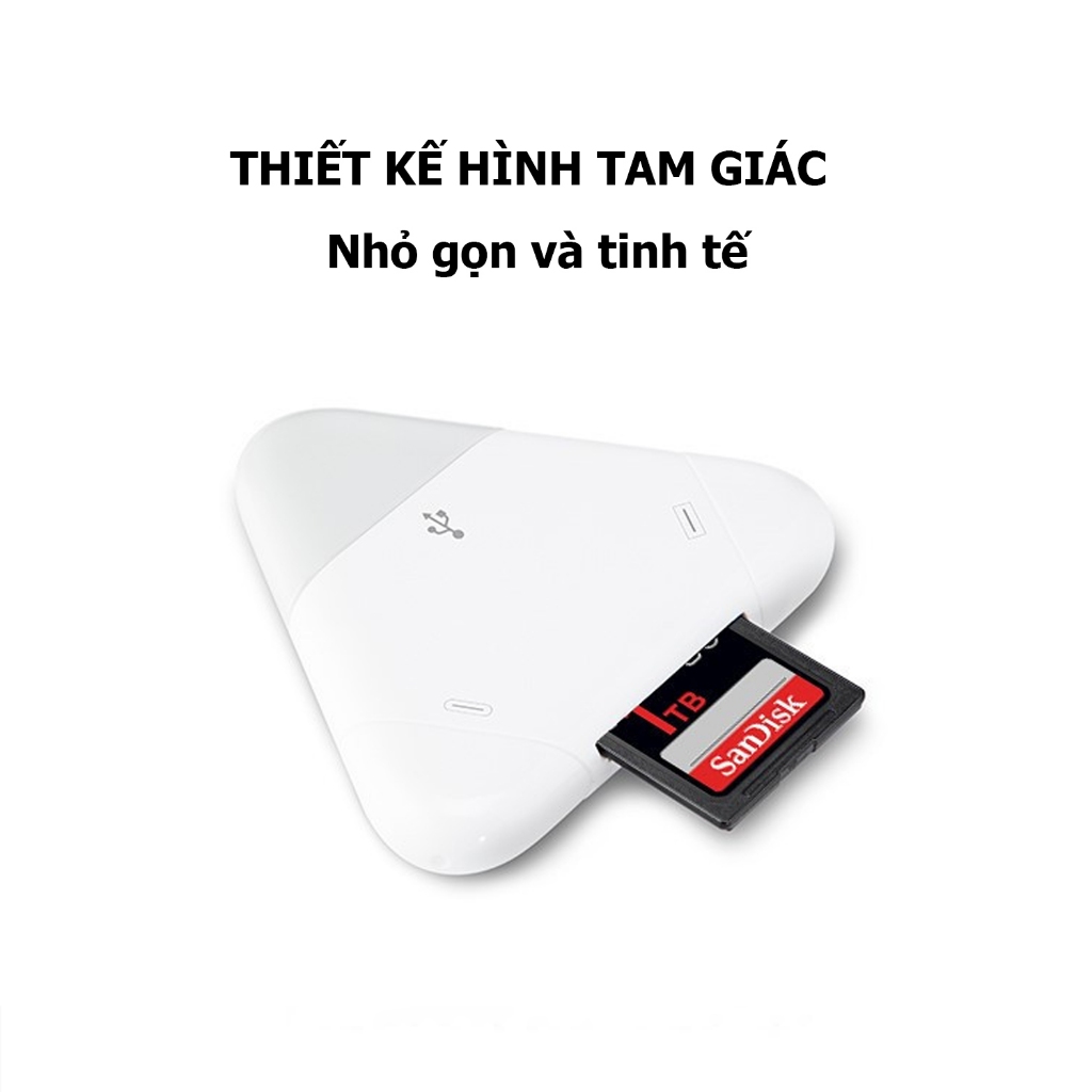 Đầu đọc thẻ đa năng 3 chân cắm dành cho điện thoại máy tính laptop - ảnh 7