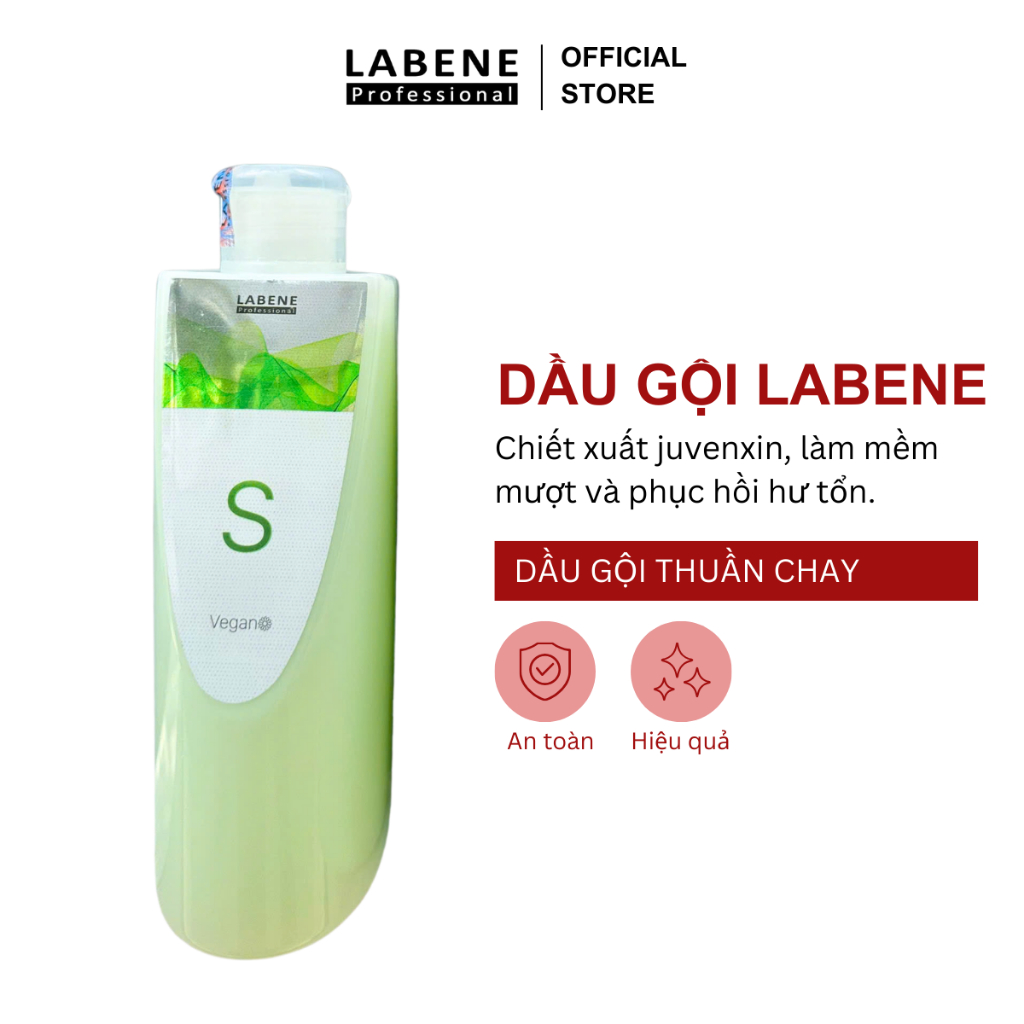 Ảnh Dầu gội thuần chay, chiết xuất Juvenxin, làm tóc mềm mượt và phục hồi hư tổn, làm sạch da dầu hiệu quả | LABENE 1