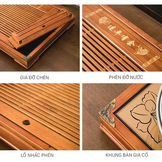 Khay trà điện đa năng thông minh đun nước pha trà tự động tại bàn - Bảo hành chính hãng 1 năm, đổi mới nếu có lỗi