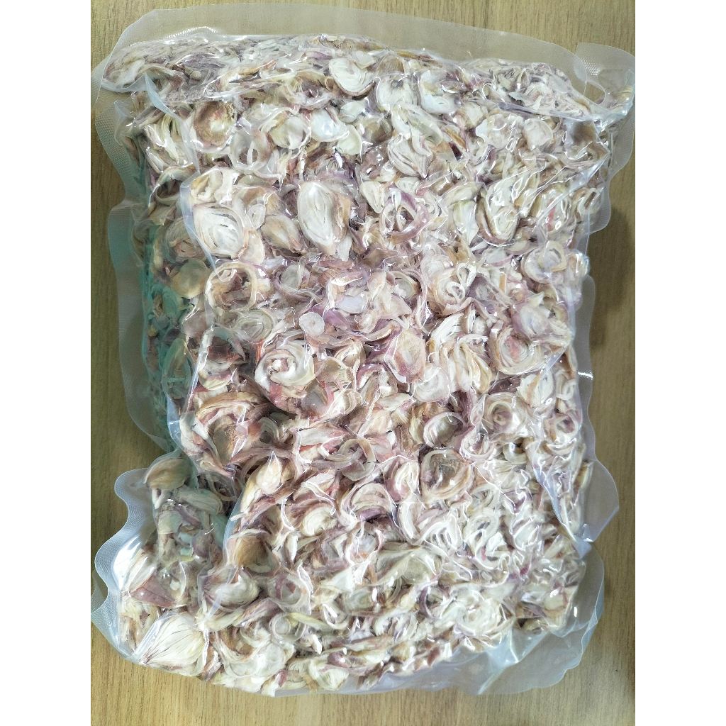 1KG HÀNH TÍM THÁI LÁT SẤY KHÔ - DRIED SHALLOT SLICES -THAPHACO