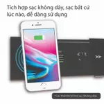 Hộp điện âm bàn, Ổ cắm điện có tính năng sạc không dây, 2 ổ cắm, 2 USB, 1 LAN 1HDMI - BH 12 Tháng — ảnh 6