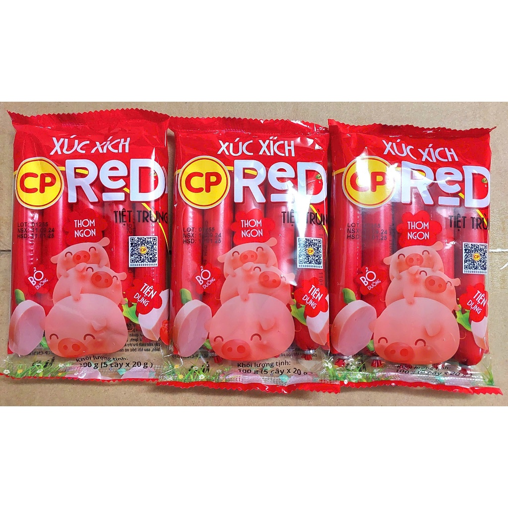 Xúc Xích Tiệt Trùng CP gói 100g