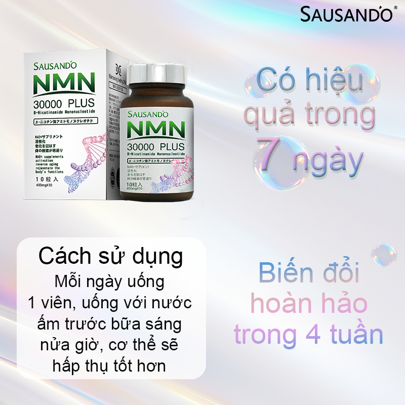 Collagen NMN 30000 NMN Hany collagen,loại bỏ nám da trắng,đẹp da, Giúp trẻ hóa và chống lão hóa toàn diện Mua 1 tặng 1